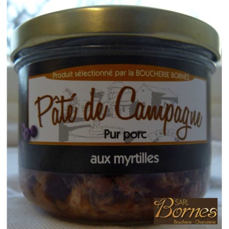 Pâté de Campagne aux Myrtilles – Conserve Auvergne | Bornes