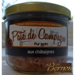 Pâté de Campagne aux Châtaignes – Conserve Cantal | Bornes